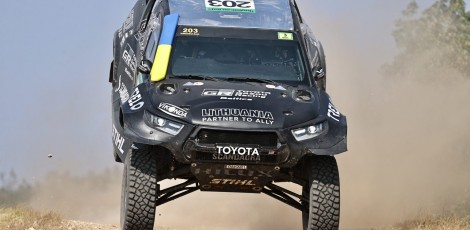 2022 FIA European Cup for Cross-Country Bajas - Hungarian Baja - Benediktas Vanagas (LTU)/Kuldar Sikk (EST), Toyota Hilux (photo: event oragniser)